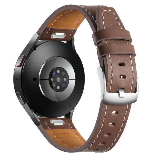 Fossil Gen 5e - 42mm 'One Push' Lederarmband (Dunkelbraun)