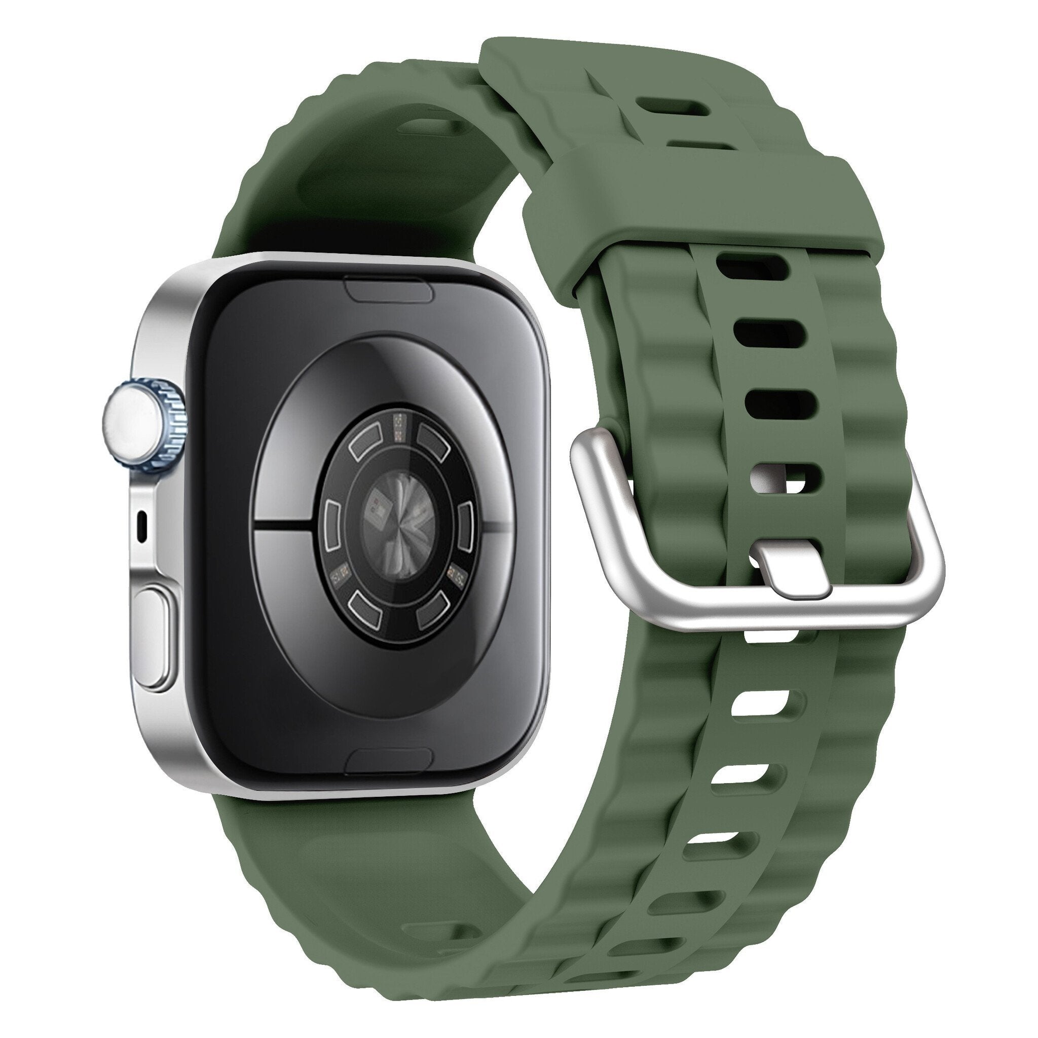 Huawei Watch Fit 4 Pro Klassisches Silikonarmband (Dunkel Grün)