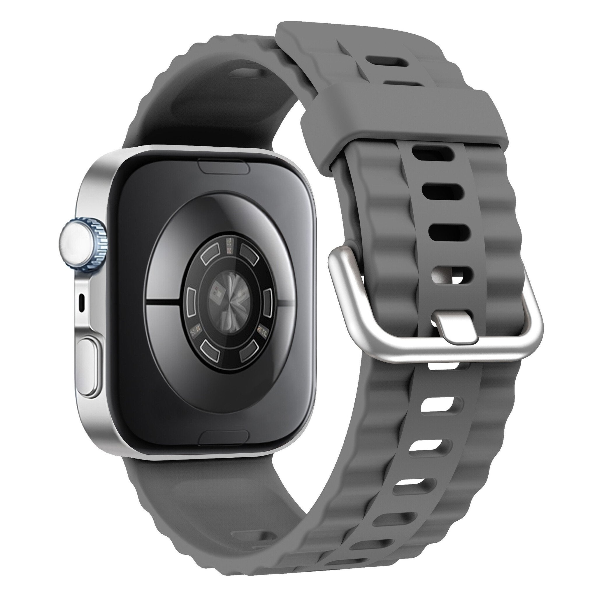 Huawei Watch Fit 4 Pro Klassisches Silikonarmband (Dunkel Grau)
