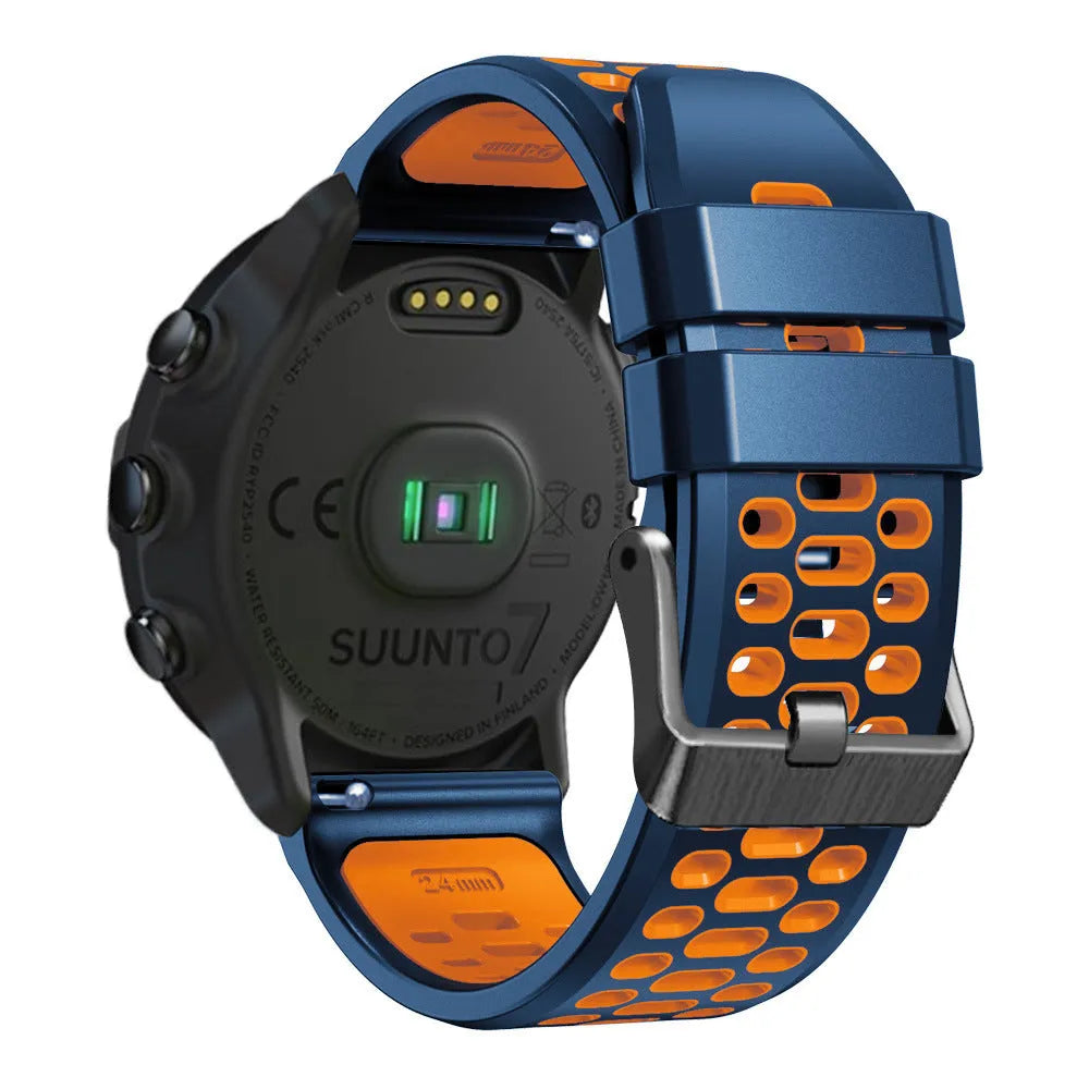 Coros Nomad Schnalle Sportarmband (Blau/Orange)
