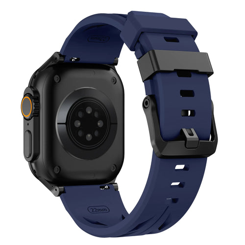 Apple Watch Race Silicone Strap (Dark Blue)