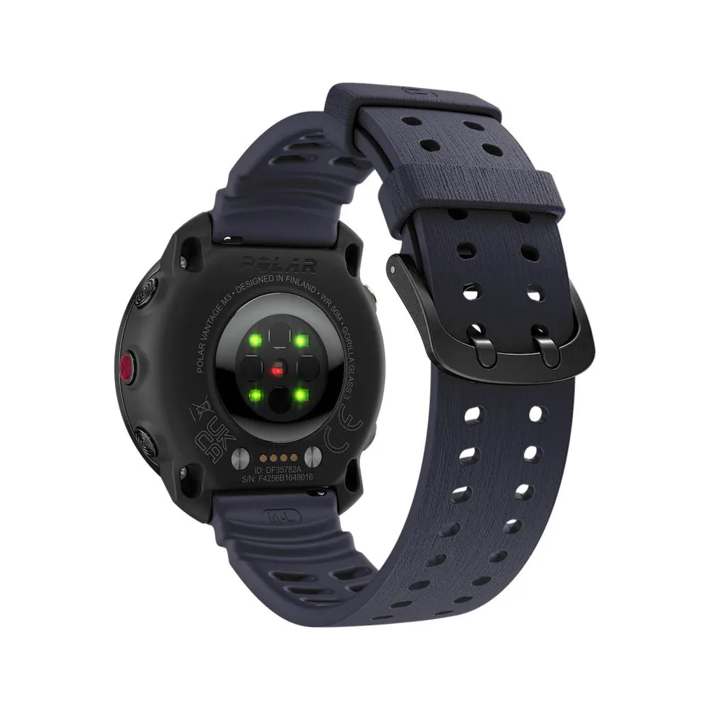 Polar Vantage M3 Silicone Grain Strap (Dark Blue)