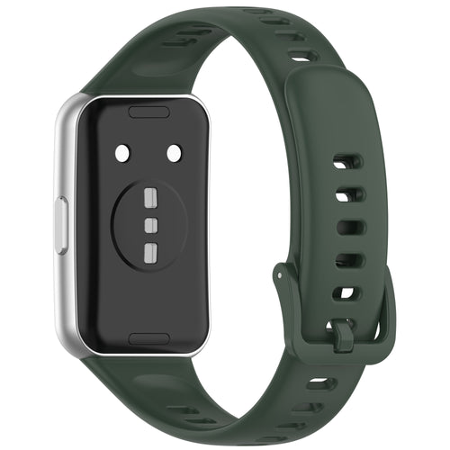 Huawei Band 11 Pro Silikonarmband (Dunkelgrün)