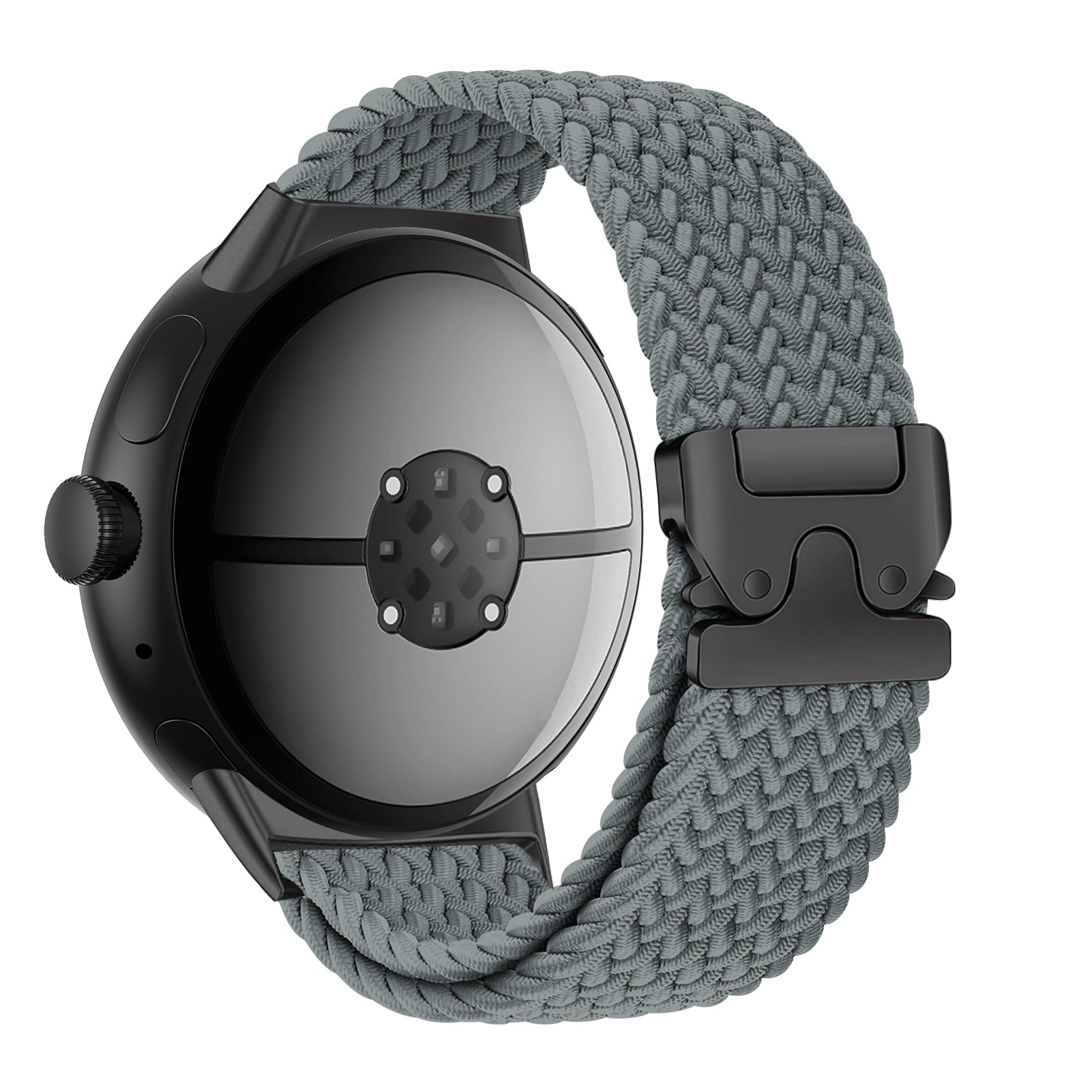 Google Pixel Watch 3 - 45mm Geflochtenes Armband mit P-Schnalle (Grau)
