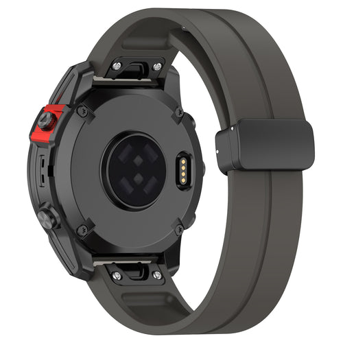 Garmin Forerunner 745 D-Buckle Silicone Strap (Dark Grey)
