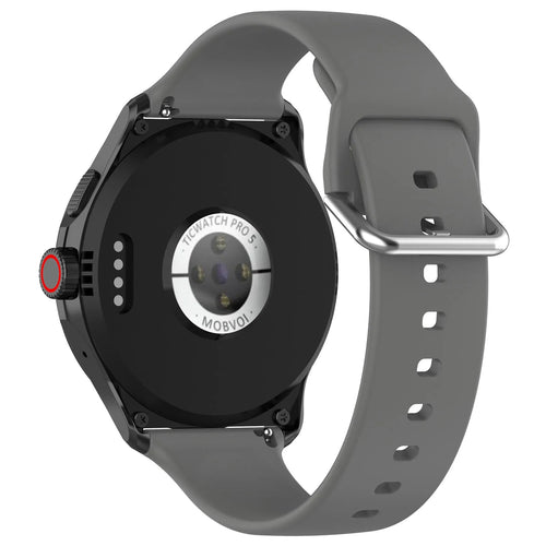 TicWatch Pro 5 Enduro Silicone Buckle Strap (Dark Grey)