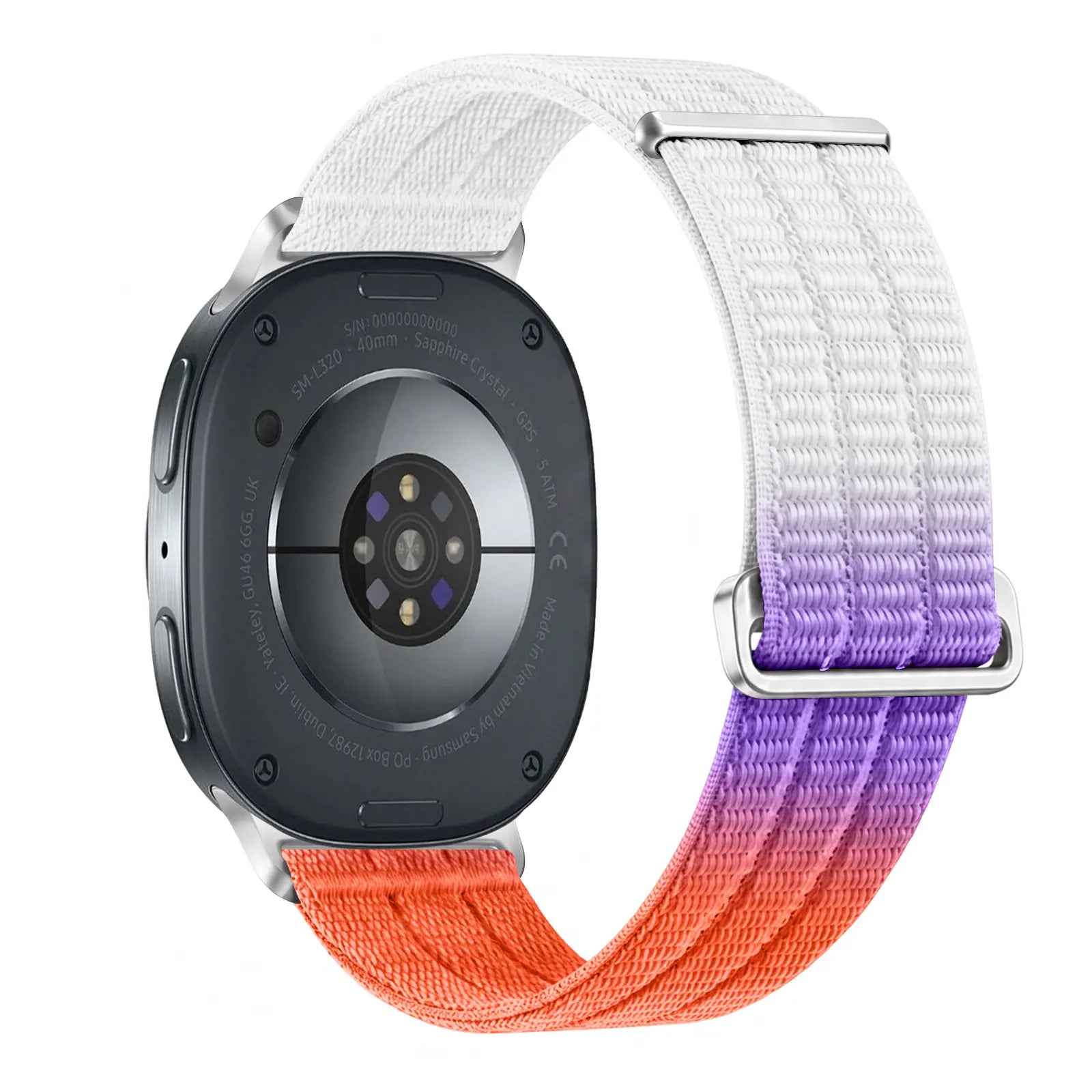 Samsung Galaxy Watch 9 - 40mm Nylon Air Strap (Gradient Orange)