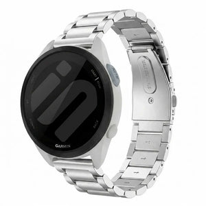 Garmin Forerunner 165 Steel Strap (Silver)