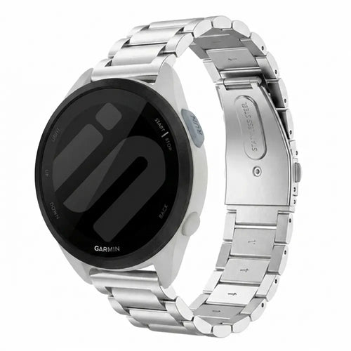 Garmin Forerunner 165 Steel Strap (Silver)