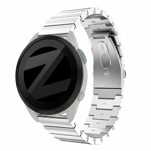 Bandz Garmin Forerunner 165 Steel Strap 'One Bead' (Silver)