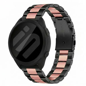 Garmin Forerunner 165 Steel Strap (Black/Pink)