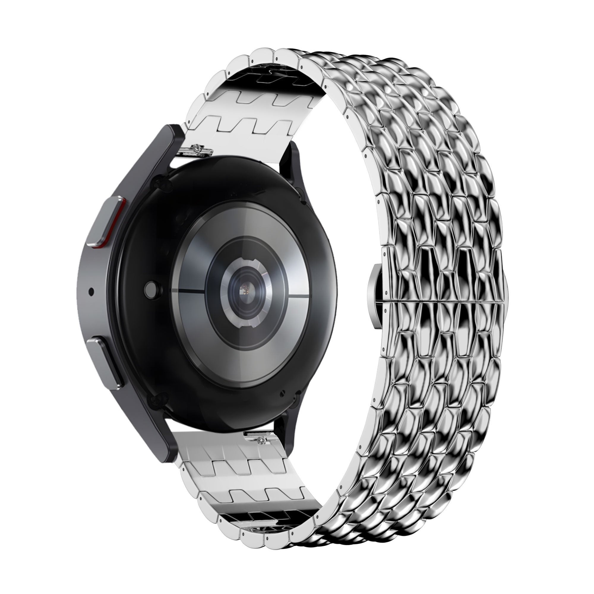 Bandz Garmin Vivoactive 3 Stahlarmband 'Dragon' (Silber)