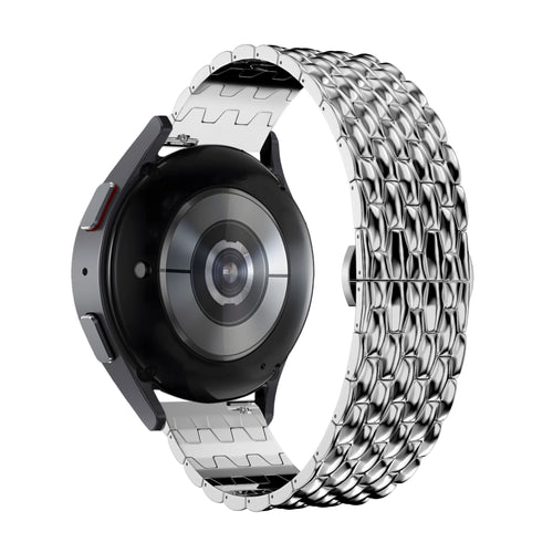 Bandz Garmin Venu 2 Plus Steel Strap 'Dragon' (Silver)