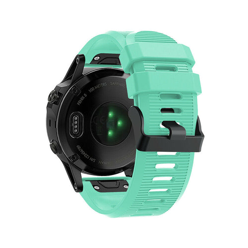 Garmin Fenix 8 Pro - 51mm Silicone Strap (Aqua)