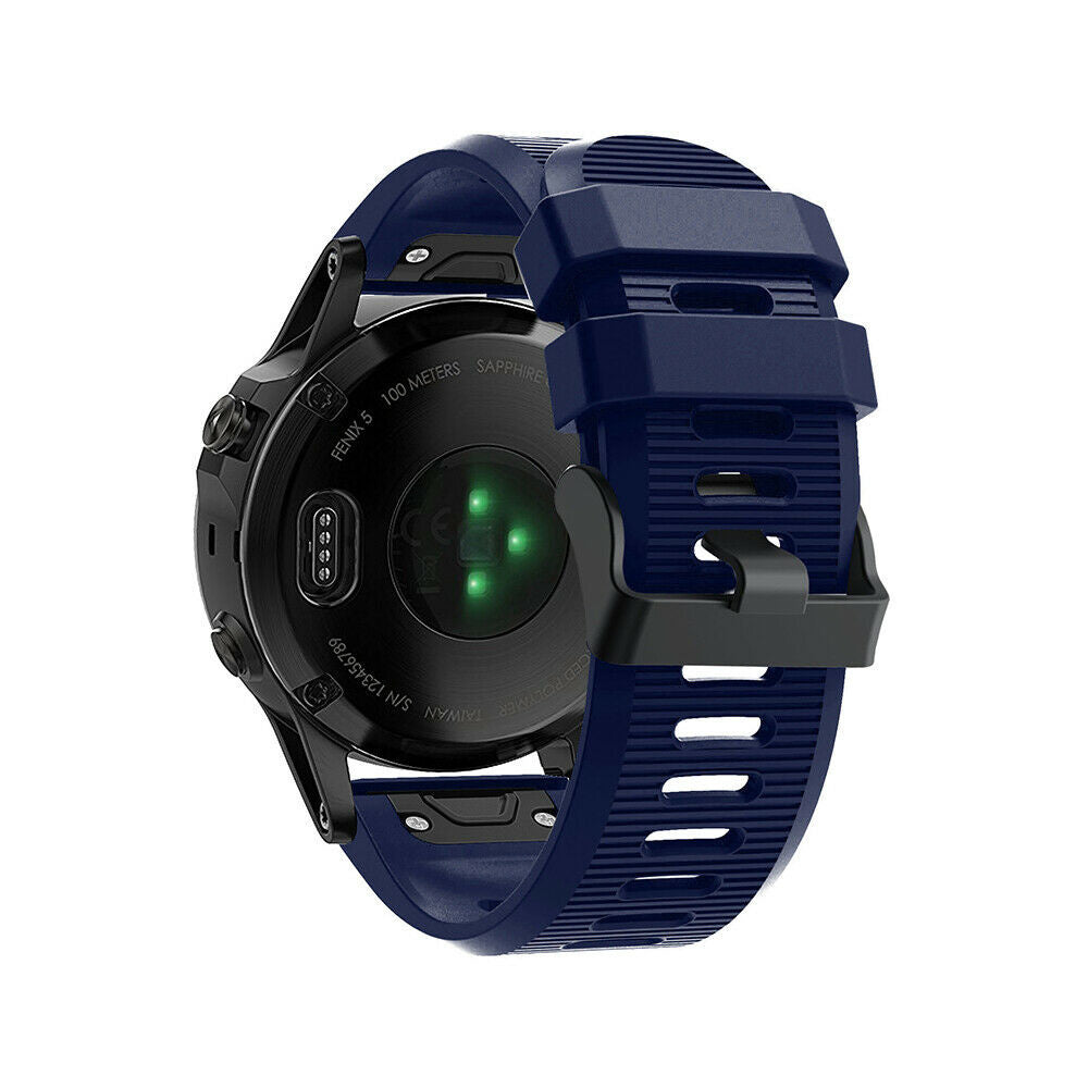 Garmin Fenix 8 Pro - 51mm Silikonarmband (Dunkel Blau)
