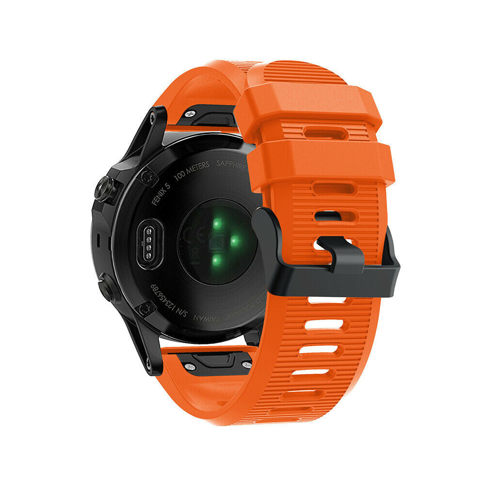 Garmin Fenix 8 Pro - 51mm Silikonarmband (Orange)
