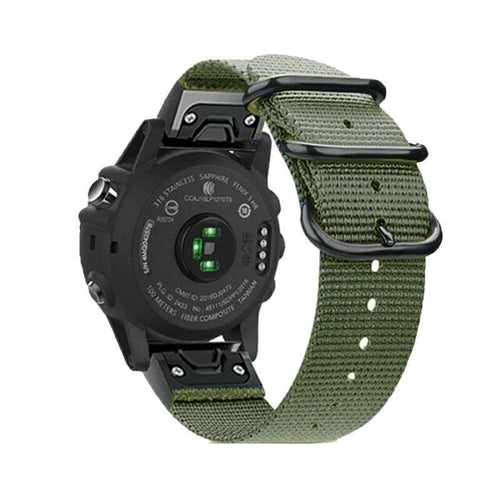 Garmin Instinct Nylon Buckle Strap (Green)