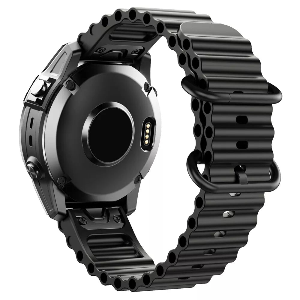 Garmin Quatix 8 - 51mm Ocean Strap (Black)