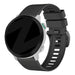 Bandz Garmin Forerunner 965 Silikonarmband mit Schnalle (Schwarz)