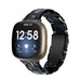 Fitbit Sense Resinarmband (Schwarz/Weiß)