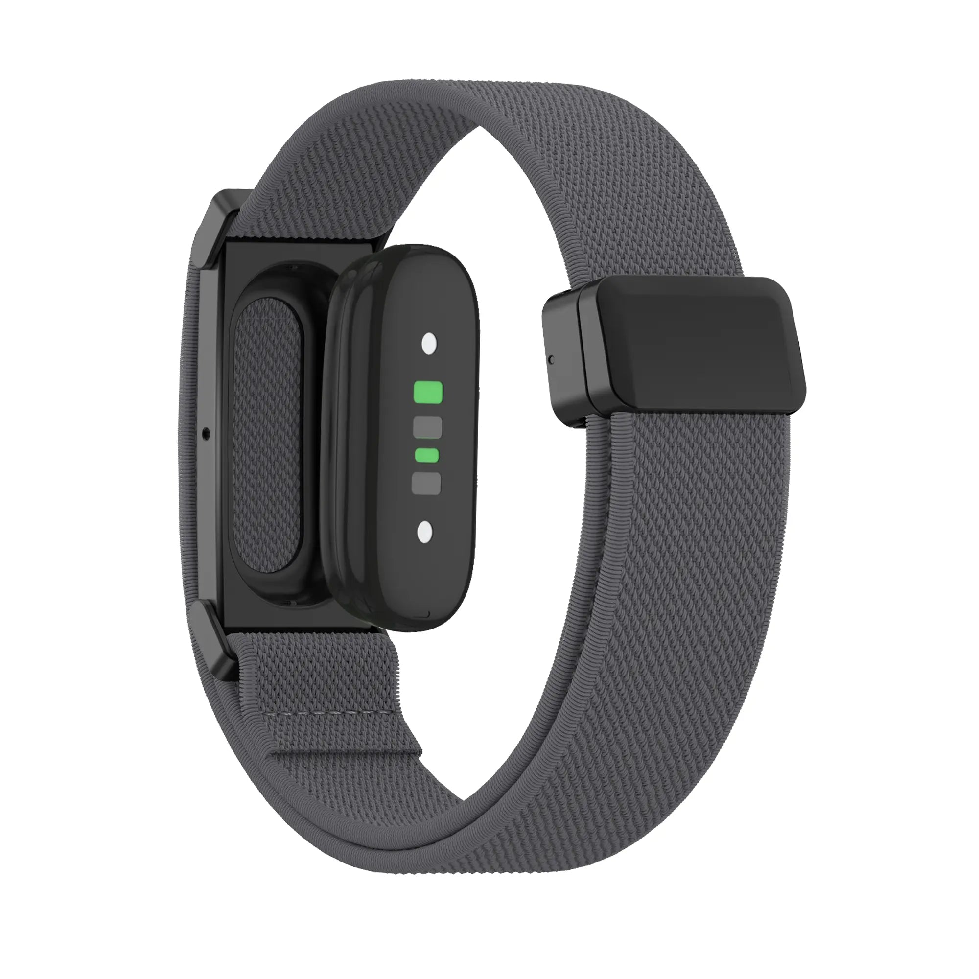 Bandz Fitbit Air Nylonarmband mit D-Schnalle (Dunkelgrau)