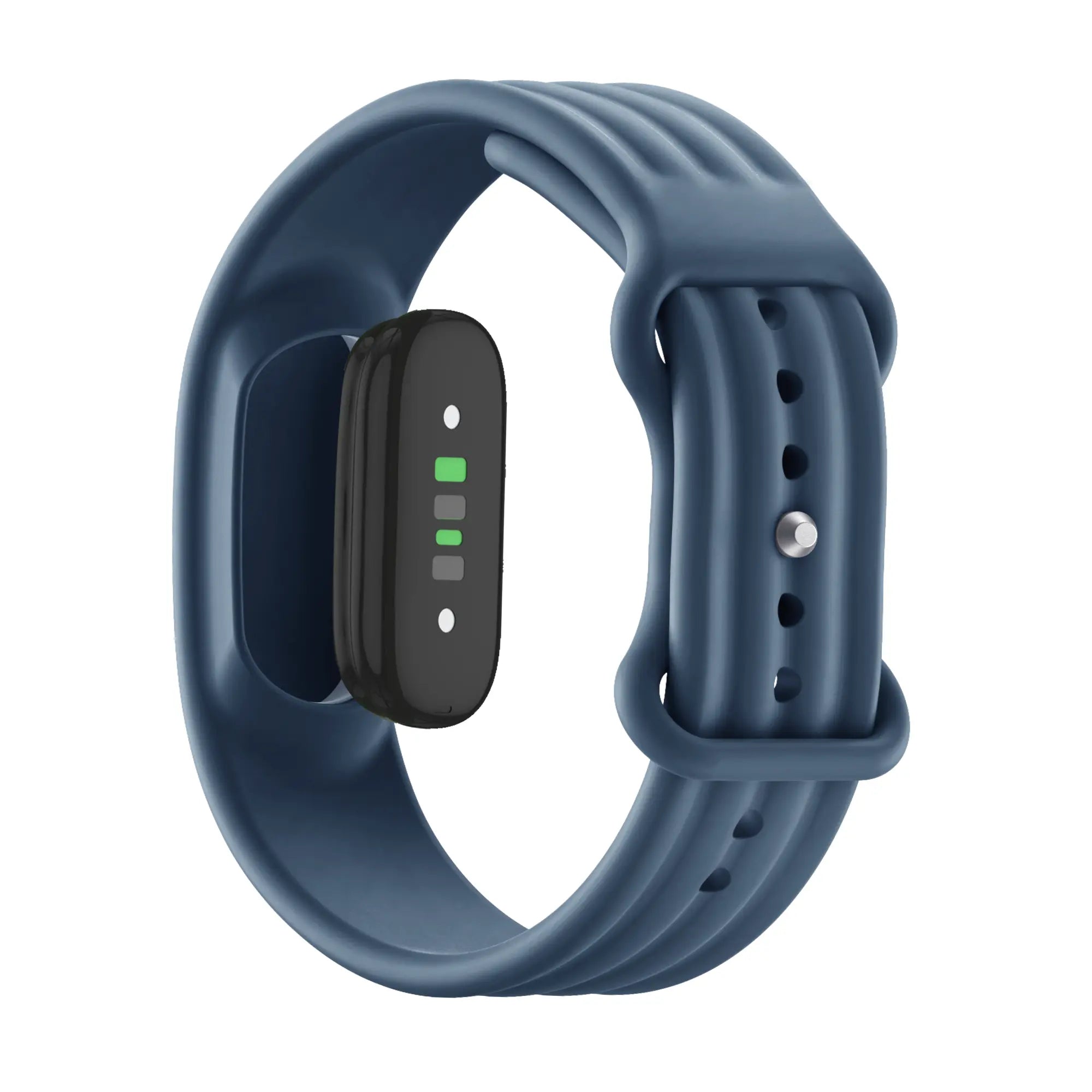 Bandz Fitbit Air Silikonarmband 'Classic' (Graublau)