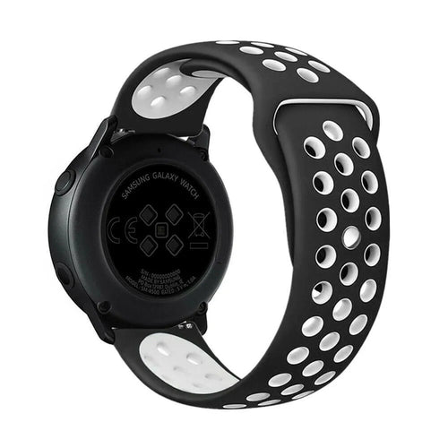 Suunto 9 Peak Sport Strap (Black/White)