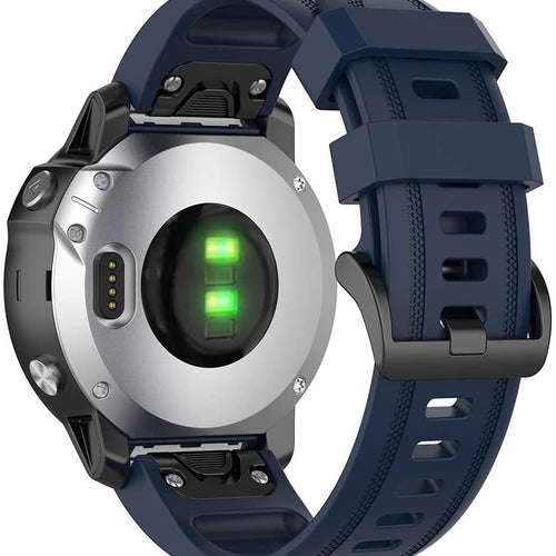 Garmin Approach S70 - 42mm Silikonarmband (Dunkel Blau)