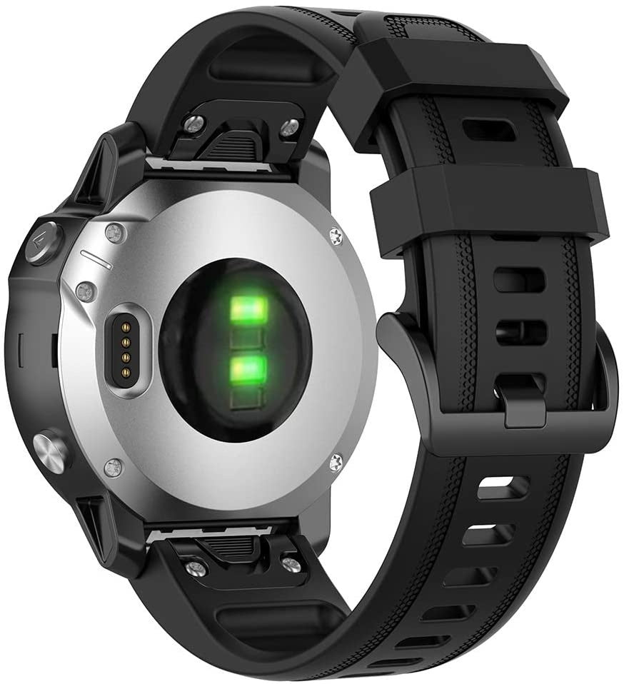 Garmin D2 Delta S Silikonarmband (Schwarz)