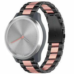 Steel Strap, on a watch, 3/4 rear view
