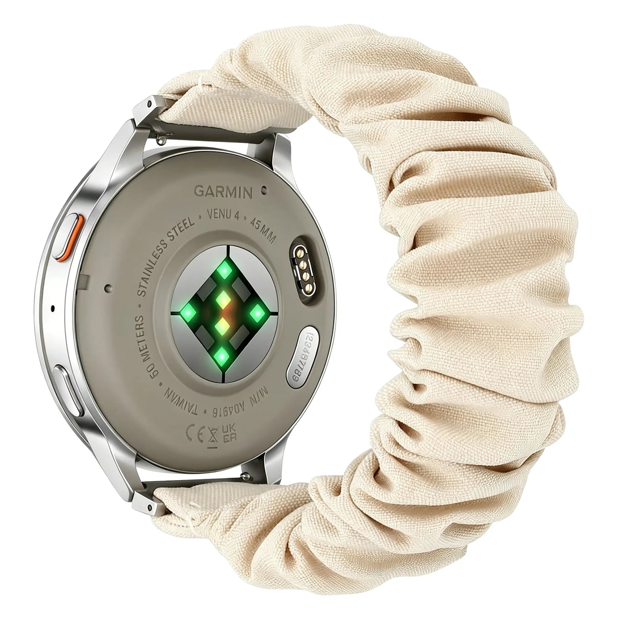 Garmin Forerunner 165 Scrunchie Strap (Starlight)