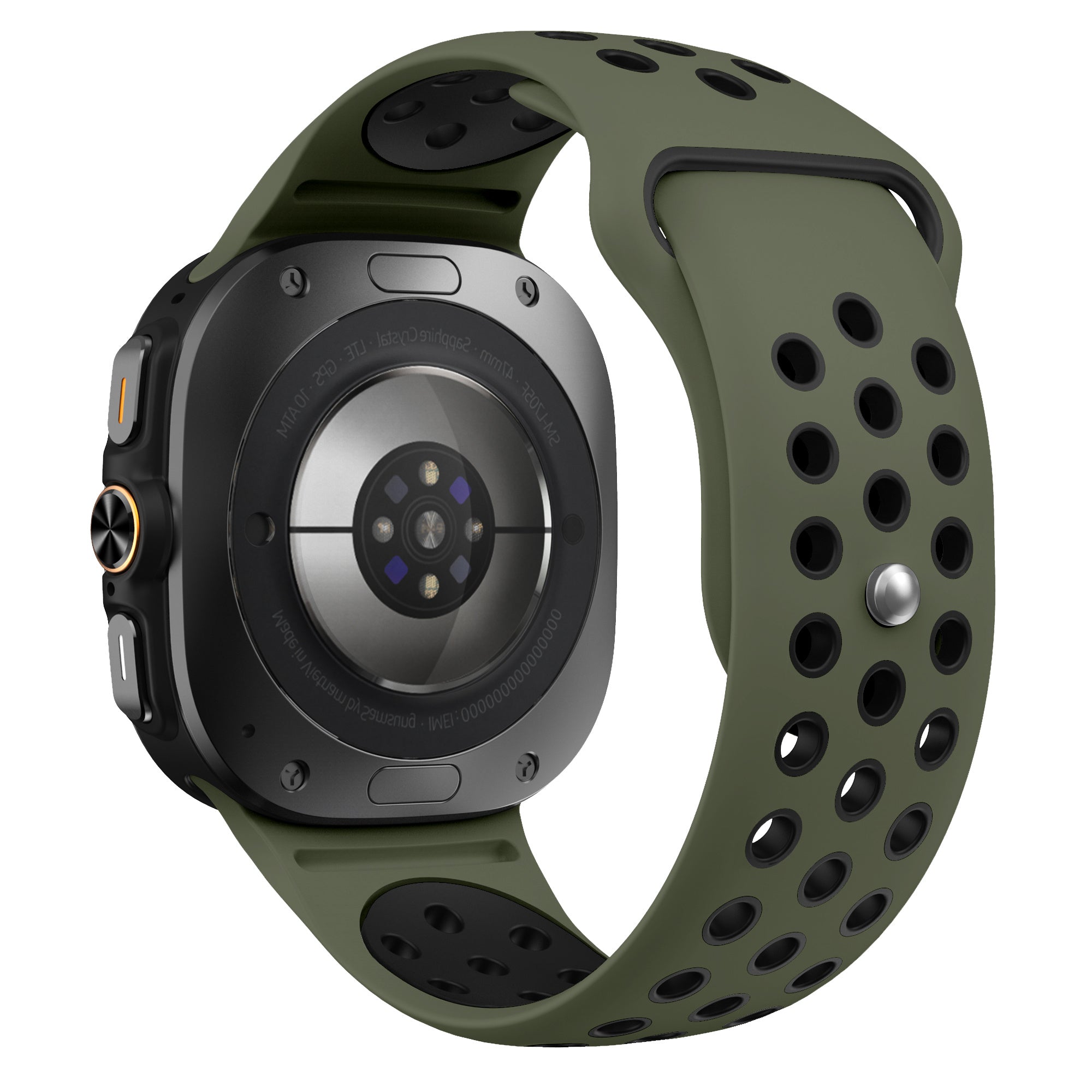 Samsung Galaxy Watch Ultra Sportarmband (Armee Grün/Schwarz)