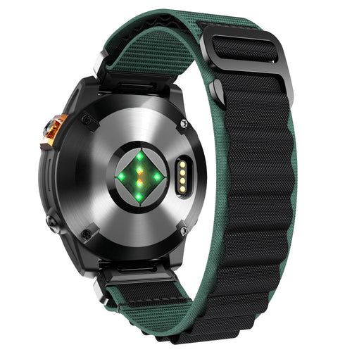 Garmin Approach S62 Alpine Nylon Strap (Green/Black)
