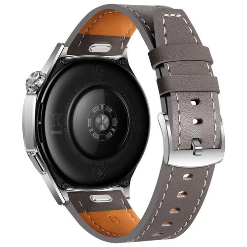 OnePlus Watch 3 'One Push' Leder-Armband (grau)