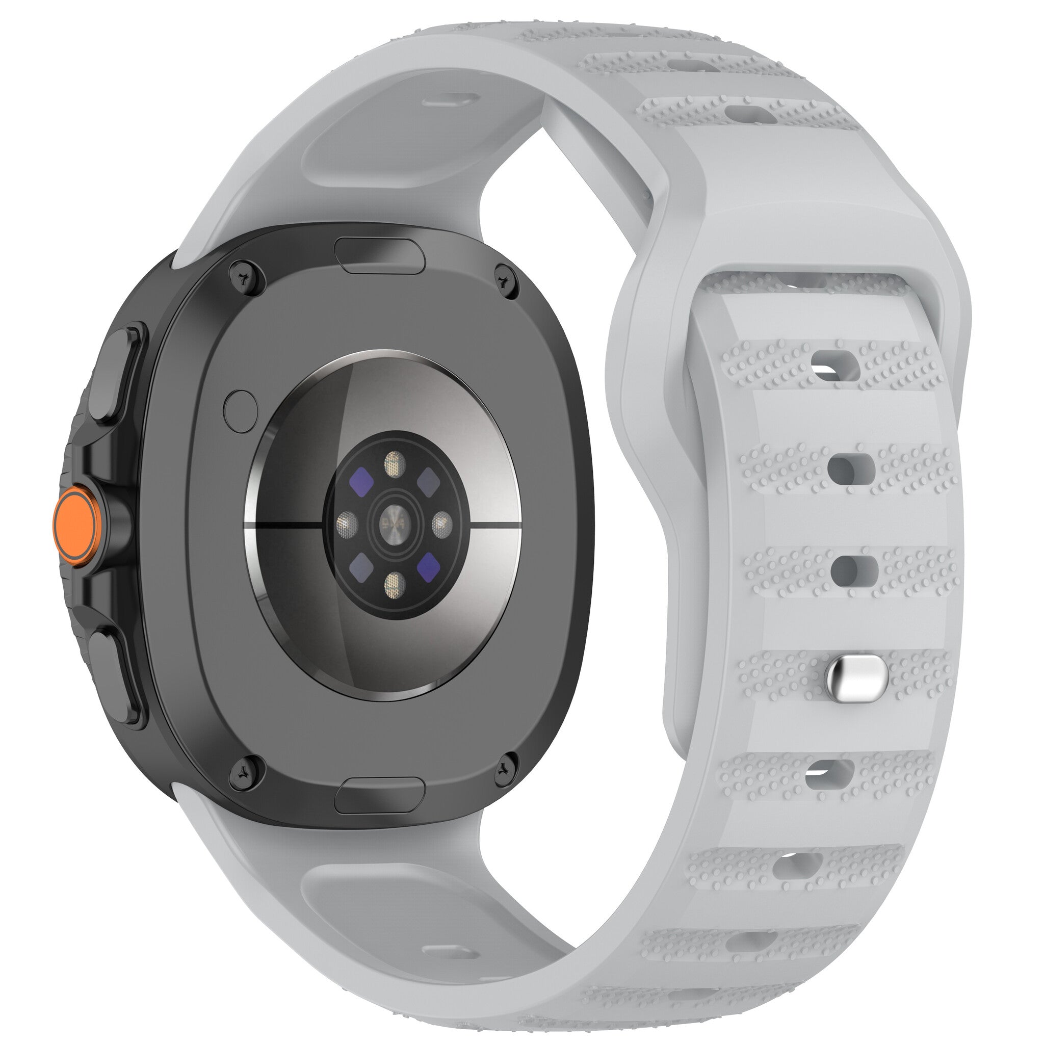 Samsung Galaxy Watch 8 - 40mm Outdoor Silikonarmband (Grau)