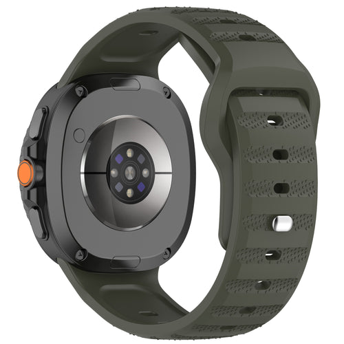 Samsung Galaxy Watch 8 Classic Outdoor Silicone Strap (Dark Green)