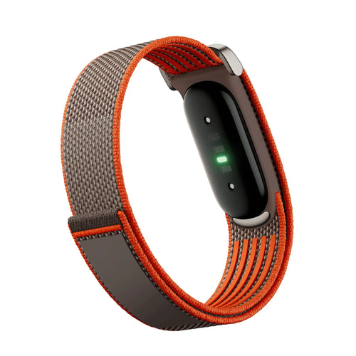 Fitbit Air Classic Nylonarmband (Grau/Orange)