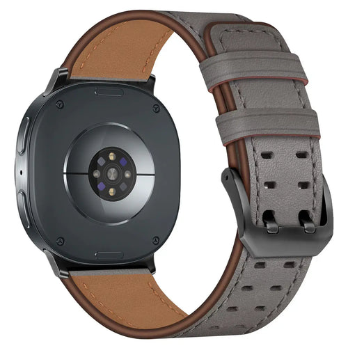 Samsung Galaxy Watch 8 Classic Double Pin Leather Strap (Grey)
