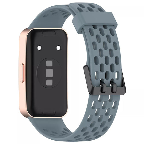 Huawei Band 9 Silikon-Air-Armband (Graublau)