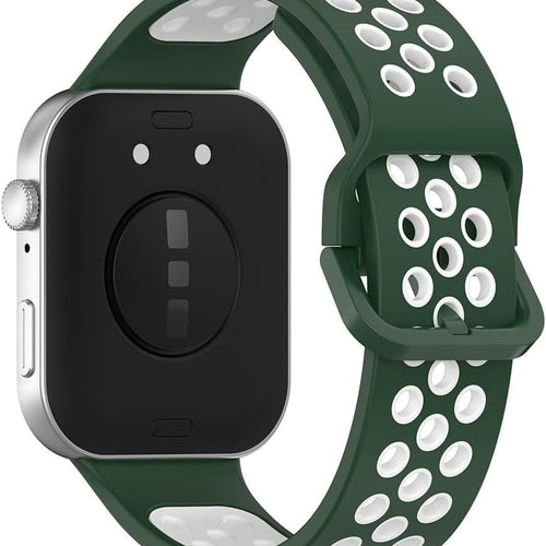Huawei Watch Fit 4 Pro Sport Strap (Green/White)
