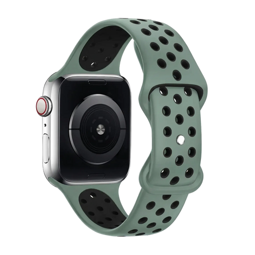 Apple Watch Sportarmband (Cyan/Schwarz)