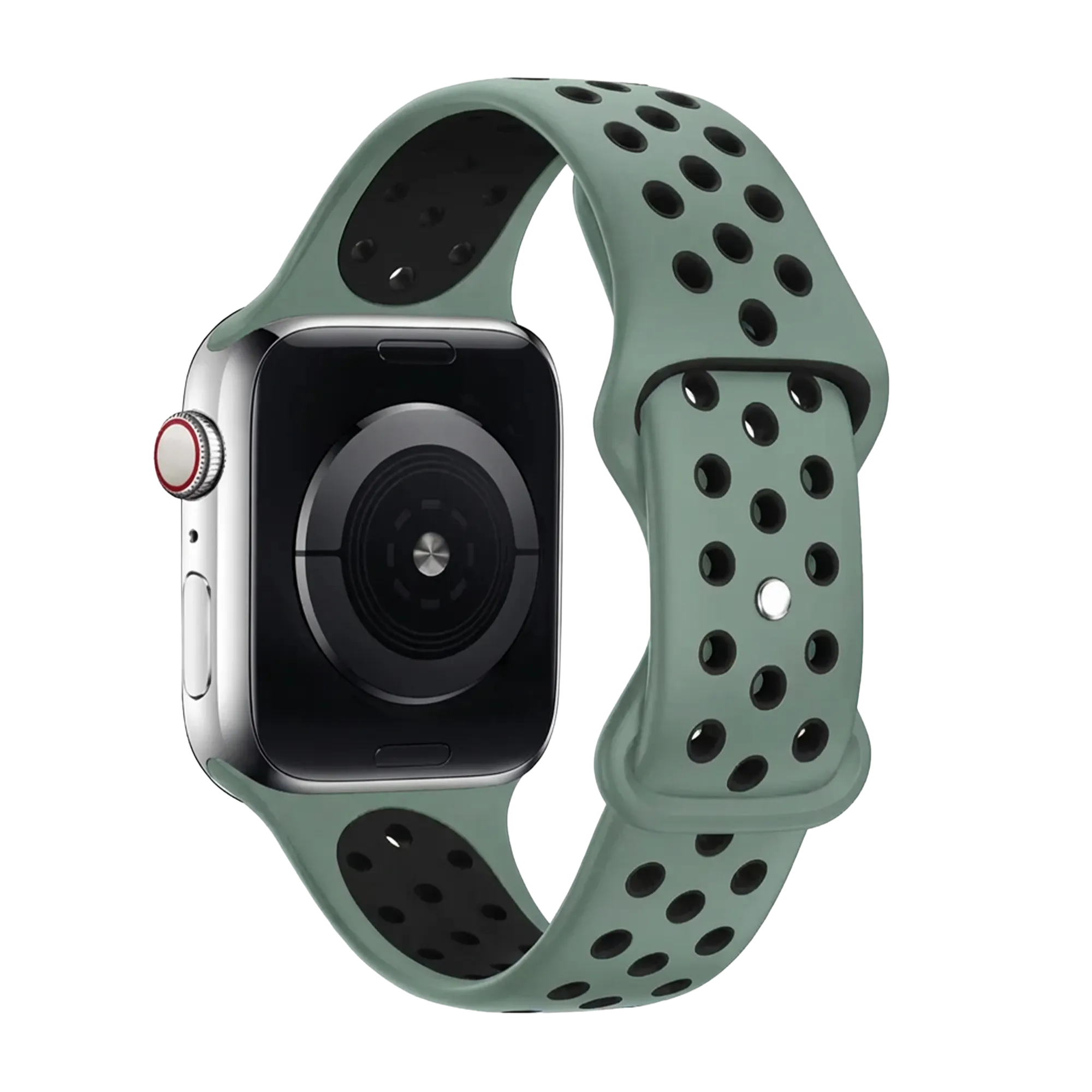 Apple Watch Sportarmband (Cyan/Schwarz)