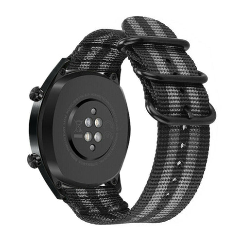 Withings Steel HR Sport Nylon Buckle Strap (Black/Grey)