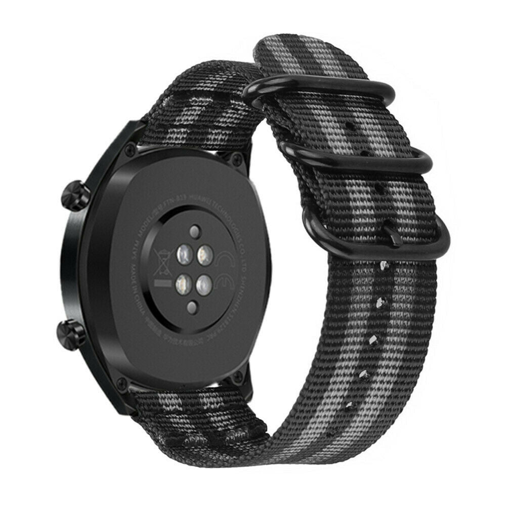 Huawei Watch Ultimate 2 Nylon Schnallenarmband (Schwarz/Grau)