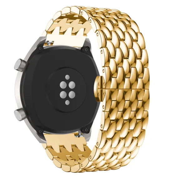 Honor Magic Watch 2 Stahlarmband mit Drachenmuster (Gold)