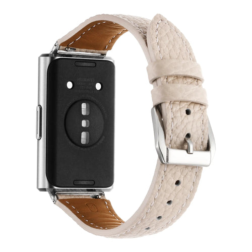 Huawei Band 11 Lederarmband (Beige)