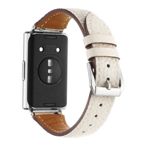 Huawei Band 11 Pro Leather Strap (Starlight)