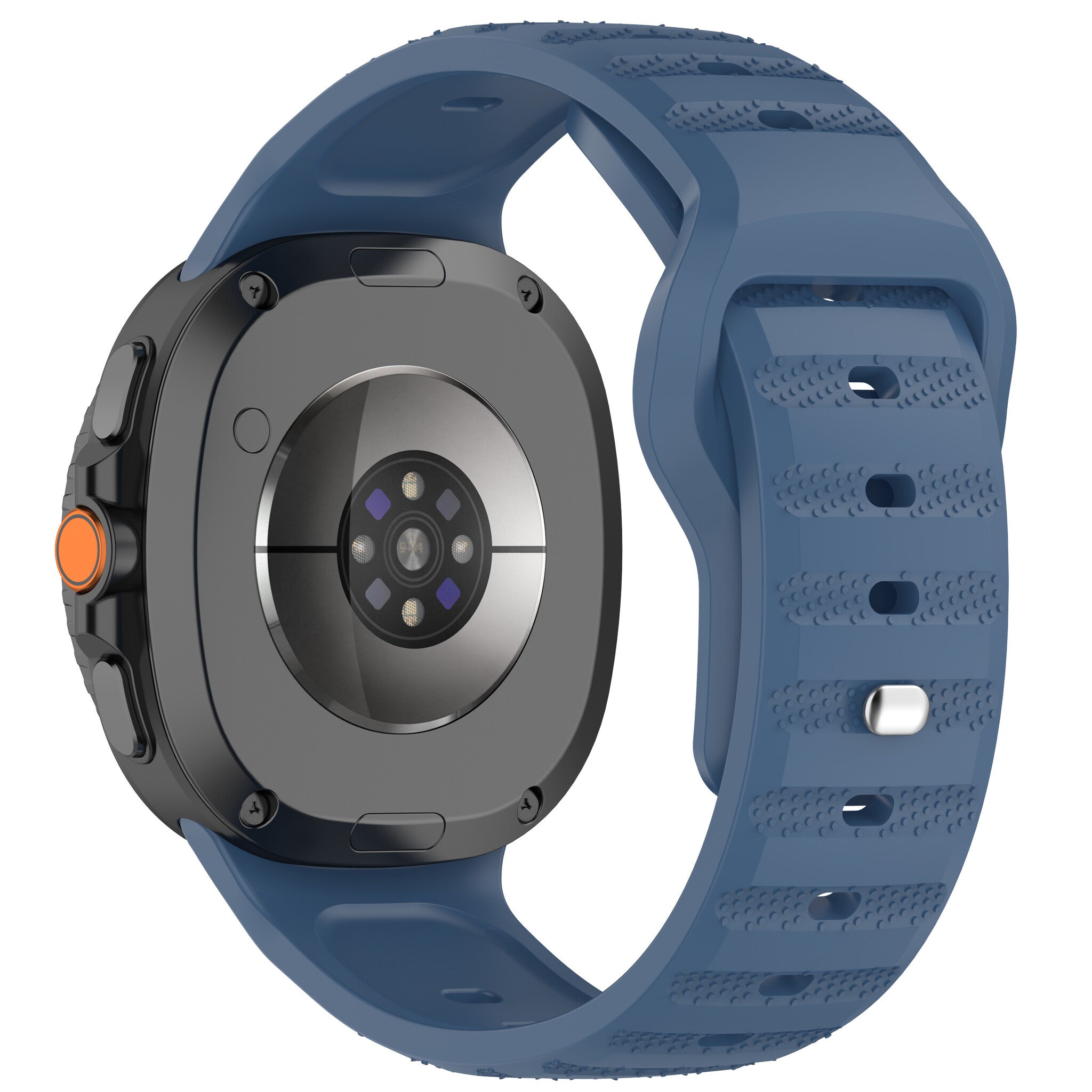 Samsung Galaxy Watch 9 - 44mm Outdoor Silikonarmband (Graublau)