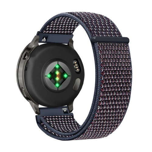 Bandz Garmin D2 Air X15 Nylon Loop Armband (Indigo Blau)
