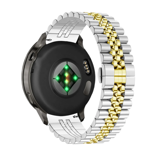 Bandz Garmin Venu 3s Stahlarmband 'Jubilee' (Silber/Gold)